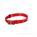 Fluo Red Vinyl Dog Collar